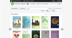 Desktop Screenshot of islamiclibrary.com